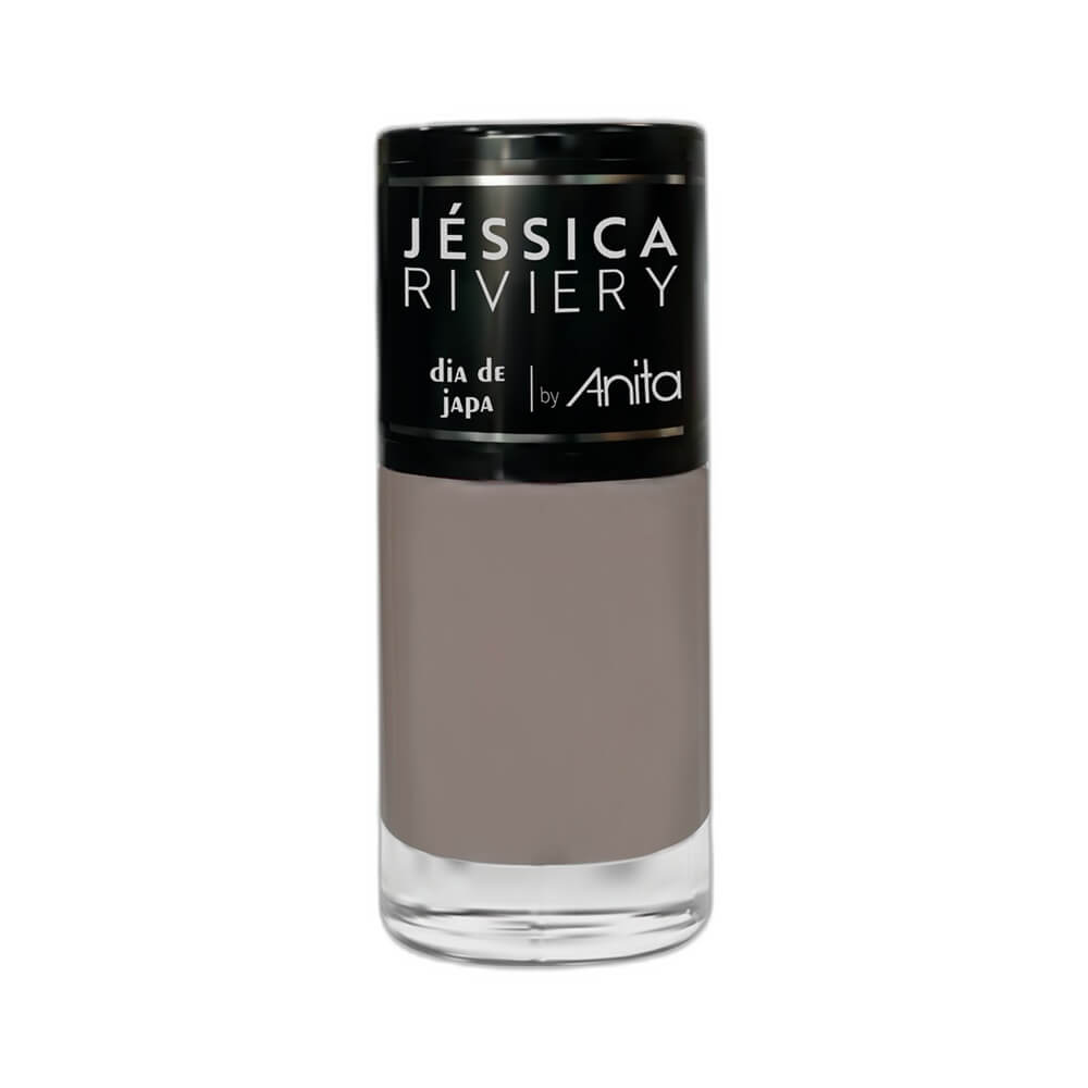 Esmalte Jéssica Riviery by Anita Dia de Japa em frasco transparente com tampa preta